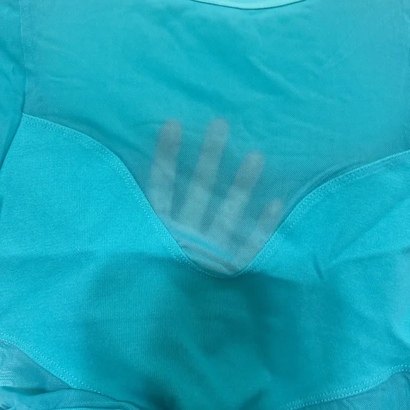 Free People All An Illusion Turquoise Bodysuit - Size XS / S - Picture 9 of 11